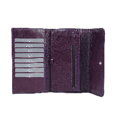 Compagno en cuir violet lisse- Frandi