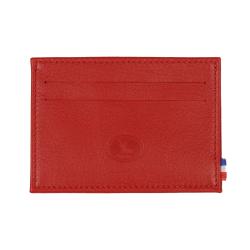 Porte carte rouge - de face