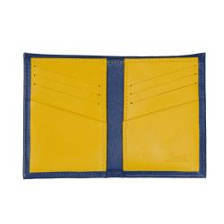 Porte carte jaune ouvet