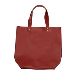 Sac cabas bordeaux en cuir - Frandi