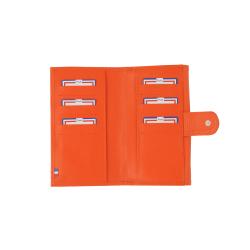 Compagnon portefeuille orange homme et femme - Frandi 573