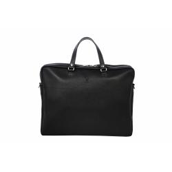 Cartable cuir noir