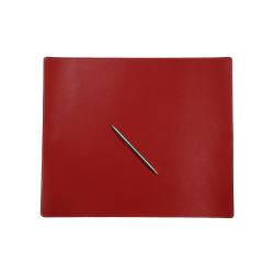 Sous main 38/32 cm rouge en cuir - Frandi