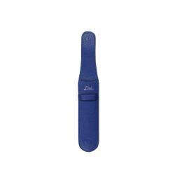 Etui stylo en cuir bleu - Frandi