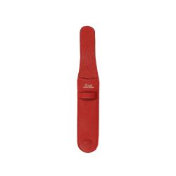 Etui stylo rouge en cuir - Frandi
