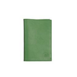 Portège passeport en cuir vert - Frandi
