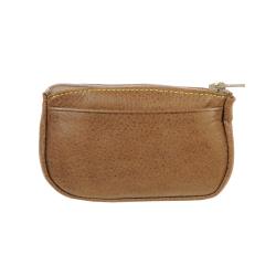 Porte monnaie homme taupe - de face