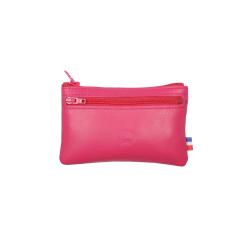 Porte monnaie fushia pour femme - Frandi