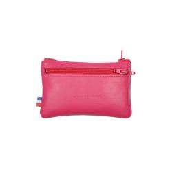 Porte monnaie fushia pour femme - Frandi