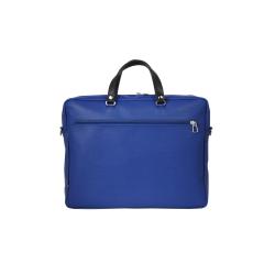 Cartable cuir homme bleu - Frandi