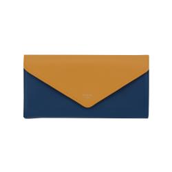 Frandi 03956 portefeuille femme jaune et bleu - www.frandi.fr