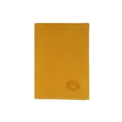 Porte carte en cuir jaune - Frandi 96116