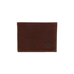 Petit portefeuille en cuir cognac - 5938