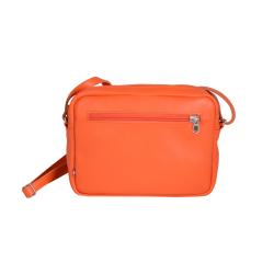 Petit sac en cuir orange de la marque Frandi 03185