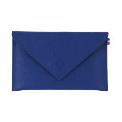 Pochette carte grise - bleu