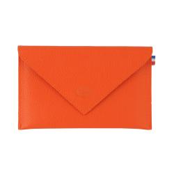 Pochette carte grise - orange