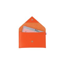 Pochette carte grise - orange