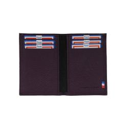 Porte carte - Porte carte en cuir violet - Frandi 35873