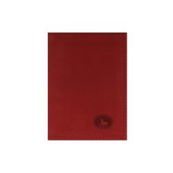 Porte carte credit rouge en cuir - Frandi 96300