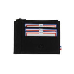 Porte carte homme en cuir noir - Frandi 96590