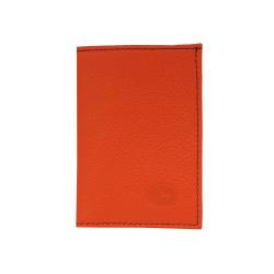 Porte carte homme orange et noir - Frandi 35873