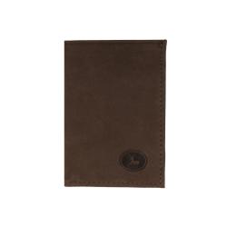 Porte carte taupe en cuir - 96116 Frandi