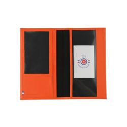 Porte chequier -orange 419- Frandi