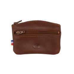 Porte monnaie cognac 5204