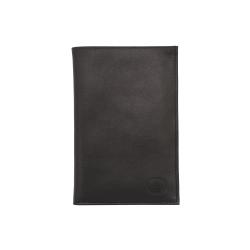 Portefeuille amovible en cuir noir 5783
