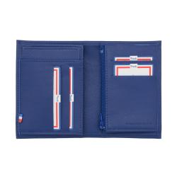 Portefeuille femme cuir bleu lapiz - 03582 Frandi