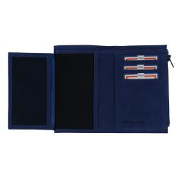 Portefeuille bleu de la marque Frandi - Portefeuille en cuir bleu 96469