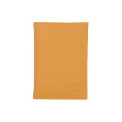 Portefeuille femme jaune en cuir - 03261