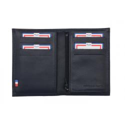 Portefeuille marine - portefeuille cuir de la marque Frandi