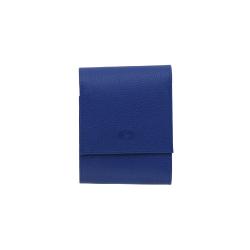 Porte chequier cuir - Porte chequier bleu 