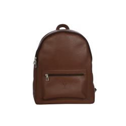 Sac a dos en cuir marron - Frandi 35997