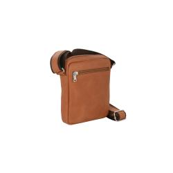 Sac bandoulière cuir homme - Sac cuir gold 5978