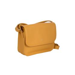 PePetit sac bandoulière en cuir jaune de la marque Frandi -03187