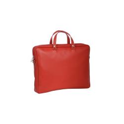 Sac business femme en cuir rouge - Frandi 35998