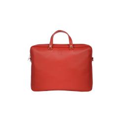 Sac business femme en cuir rouge - Frandi 35998