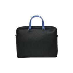 Sac business Frandi 35998 en cuir marine et bleu - Fabricaton Française