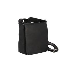 Sac cuir noir avec bandoulière - 5267 Frandi