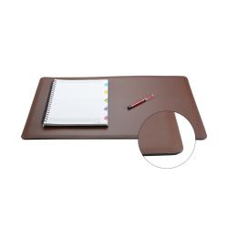 Sous main bureau cuir marron - Frandi