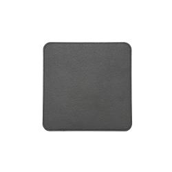 Tapis de souris en cuir noir