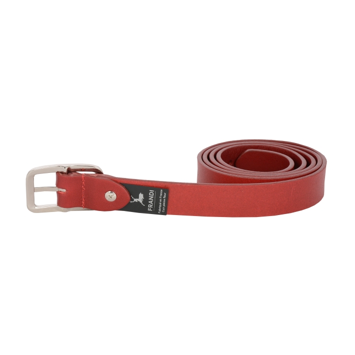 Ceinture rouge cuir femme shop