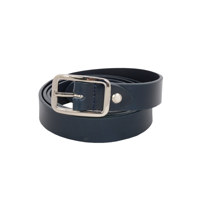 Ceinture fine bleu marine femme top