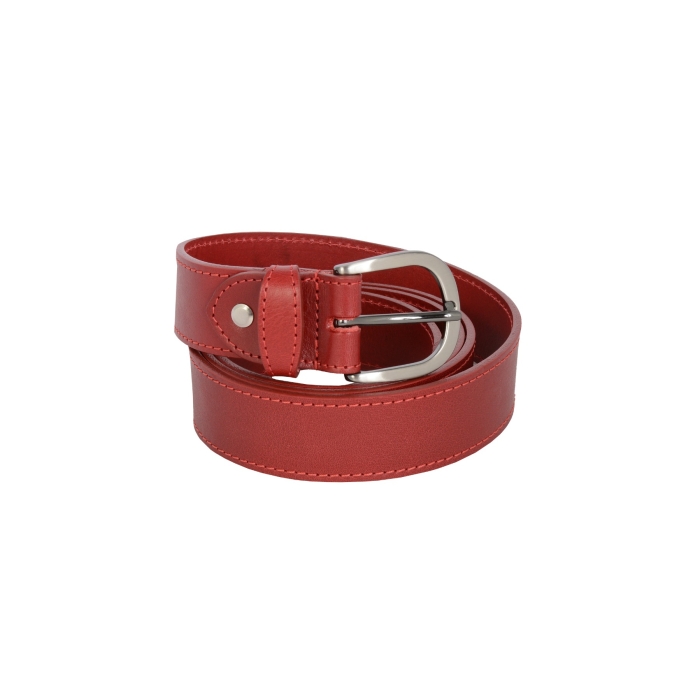Ceinture rouge avec surpiq re Ceinture made in France
