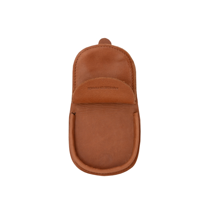Porte-Monnaie demi lune homme - Fer à Cheval Cuir gold 702