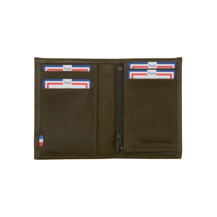 Portefeuille simple et efficace en cuir Fabrication Francaise