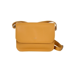 PePetit sac bandoulière en cuir jaune de la marque Frandi -03187