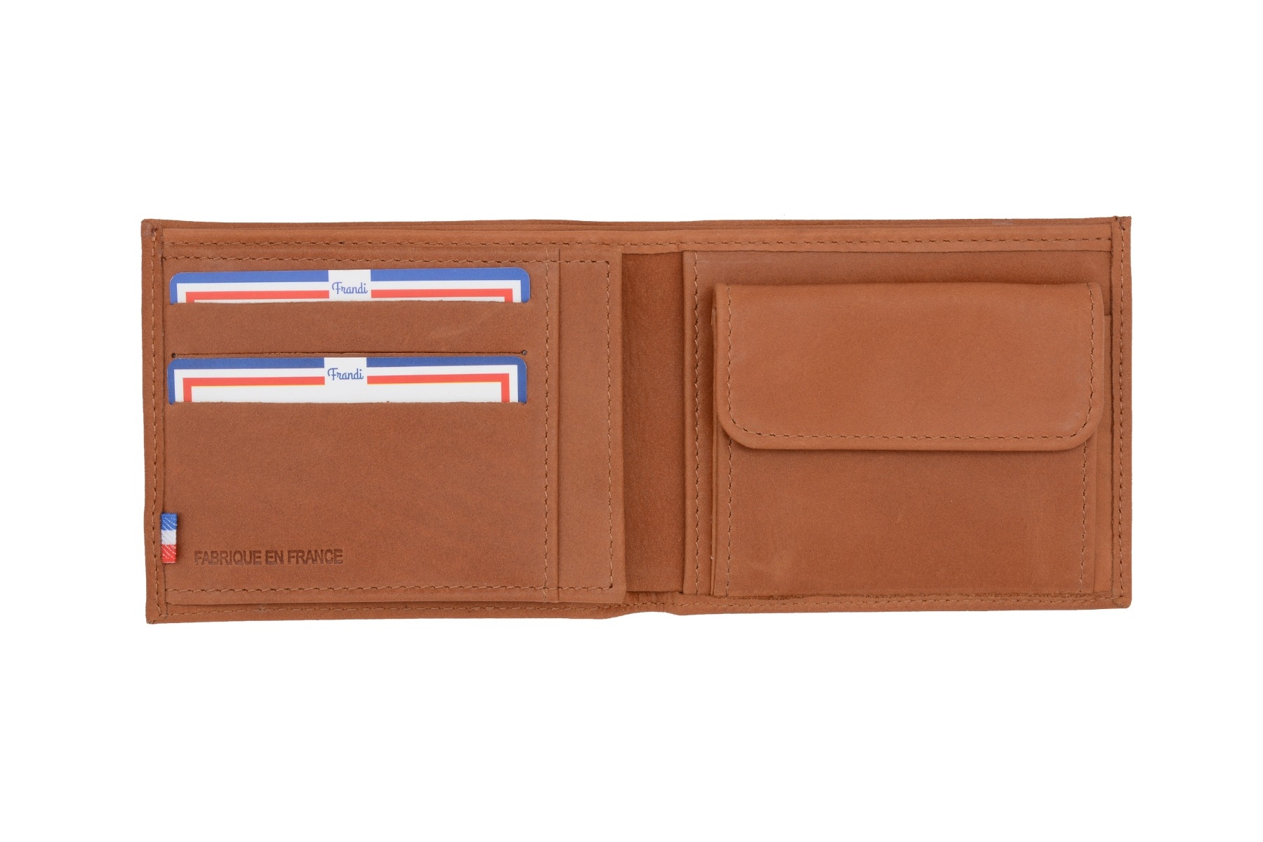 Portefeuille homme differents rangements petit et grand en cuir pour avoir vos papiers sur vous
